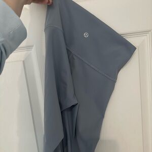 Lululemon size 4, 25 inch leggings. Pale blue/gray